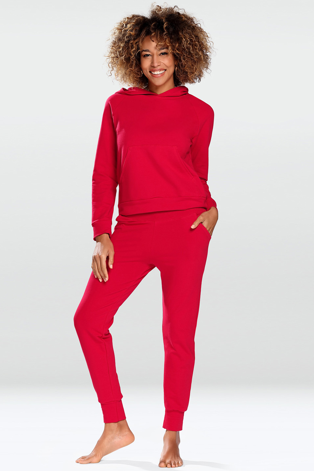 Dkaren Seattle Dres homewear, czerwony