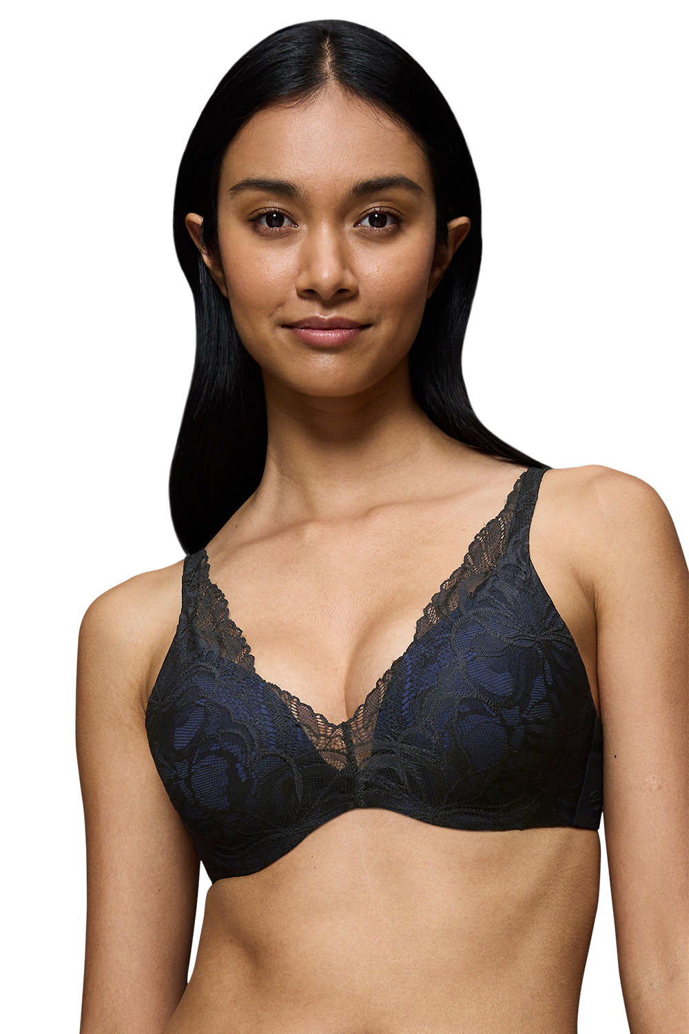 Triumph 10219710 Body Make-Up Illusion Lace WP Biustonosz usztywniany, 0004-black