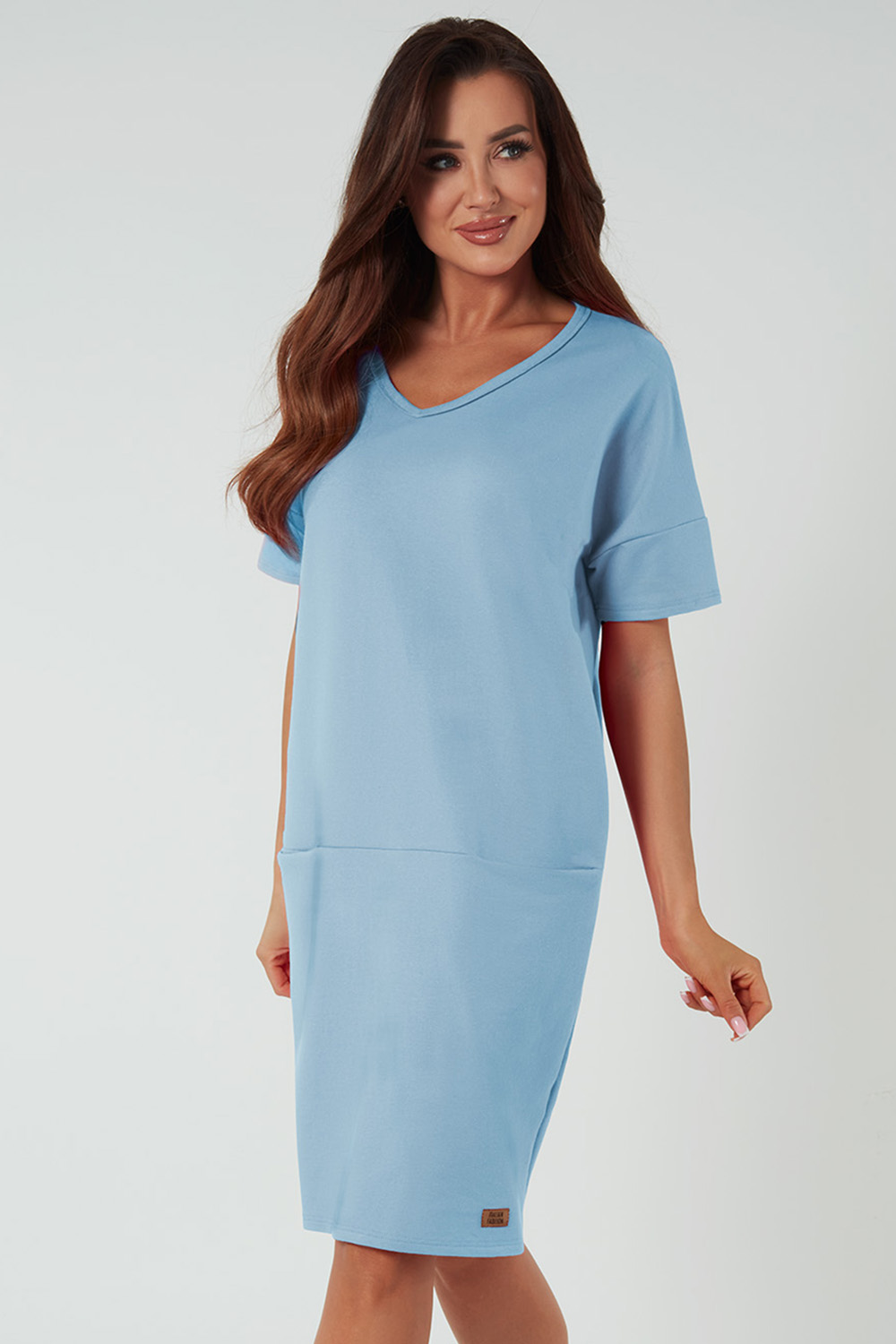 Italian Fashion Stella kr.r. Sukienka homewear, niebieski