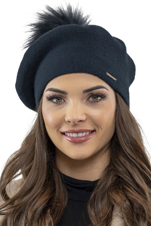 Vivisence 7035 Nakrycie gowy beret, granatowy