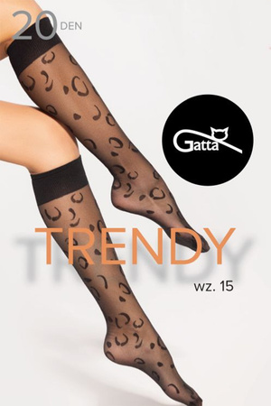 Gatta Knee Socks 15 20 DEN Wyrb poczoszniczy podkolanwki, nero