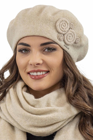 Vivisence 7037 Nakrycie gowy beret, beowy