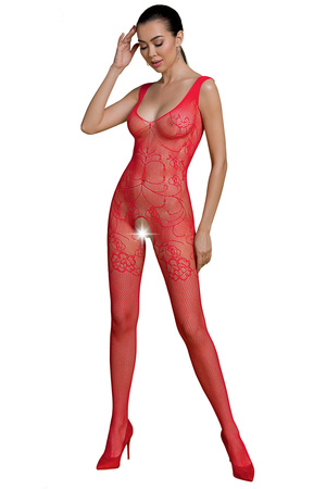 Passion ECO BS012 Body bodystocking, red