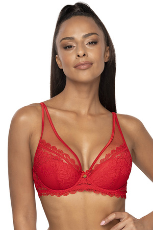 Mat 0198/11 Estelle Biustonosz push-up, czerwony