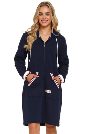 Doctor Nap SMZ.4508 Nocna szlafrok, navy blue