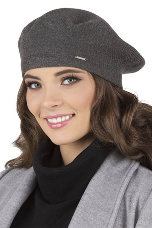 Vivisence 7005 Nakrycie gowy beret, ciemnoszary