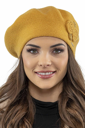 Vivisence 7037 Nakrycie gowy beret, miodowy