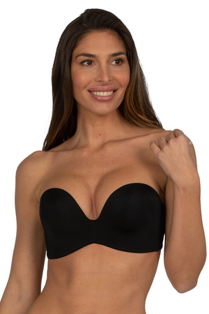 Wonderbra WB00032D Biustonosz bardotka, 001 noir