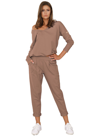 Italian Fashion Karina d.r. d.sp. Dres homewear, camel