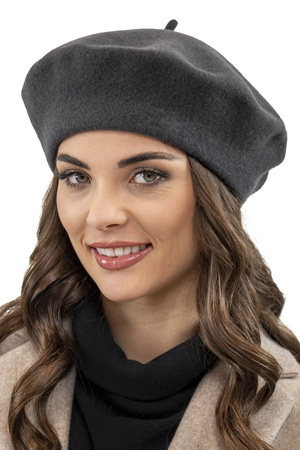 Vivisence 7073 Nakrycie gowy beret, ciemnoszary