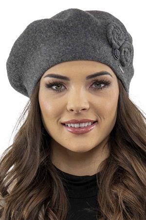 Vivisence 7037 Nakrycie gowy beret, ciemnoszary