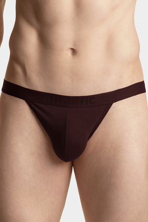 Atlantic MP-1571 Jock strap Majtki slipy otwarte, czekoladowy