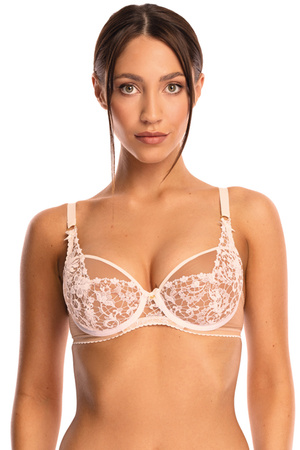 Bella Misteria 36-76 Klasyczna Elegancja Biustonosz push-up, beowo-biay