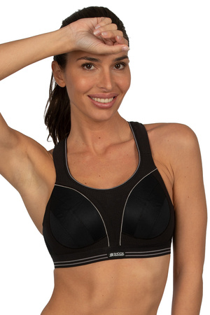 Shock Absorber Ultimate Run Bra U10046 Biustonosz sportowy, KK001-czarny