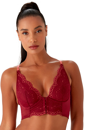 Gossard 7718 Biustonosz braletka, cranberry