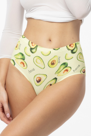 Julimex Simple Maxi Majtki wysokie figi, avocado