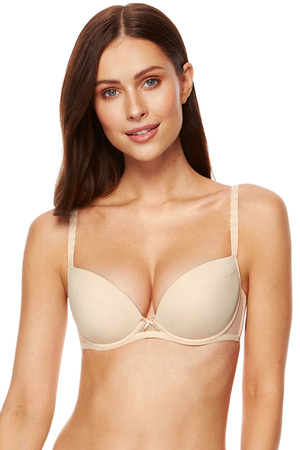 Gorteks Zara/B1 Biustonosz push-up, beowy