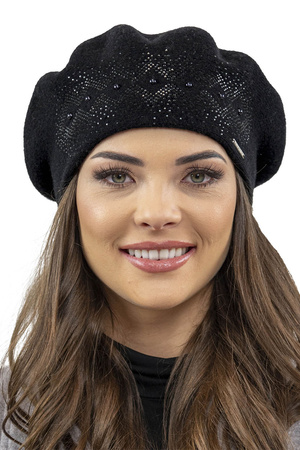 Vivisence 7050 Nakrycie gowy beret, czarny