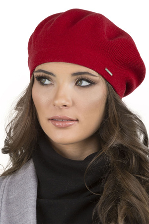 Vivisence 7005 Nakrycie gowy beret, czerwony