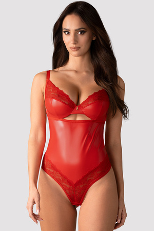 Obsessive Aliosa teddy Body sexy, red